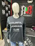 Colorful Language Club Long Sleeve - Small-3XL
