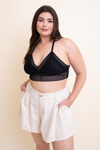 My Heart Wrapped Up Bralette - XLarge Left