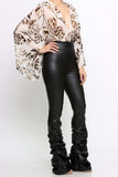 Sheer Leopard Blouse - Small & Large Left