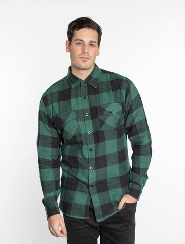 Taking Care Of Business Flannel - Medium & XLarge Left