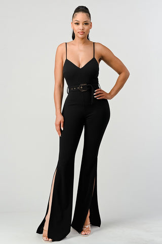 Make Your Soul Feel Alive Jumpsuit - Small & Large Left