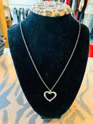 Spiked Heart Necklace
