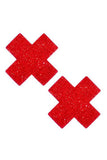 Sparkly Red or Black Glitter Pasties